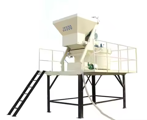 JS500 500L Diesel Powered Concrete Mixer 25M - Heliyuan Machinery
