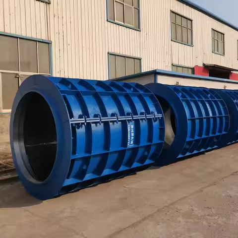 Concrete Pipe Steel Mold Durable Round Precast - Heliyuan Machinery