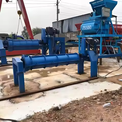 Customizable 200mm 300mm Suspended Concrete Pipe Making - Heliyuan Machinery