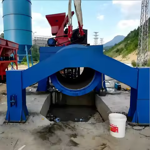 Heavy Duty Suspension Roller Concrete Pipe Making - Heliyuan Machinery