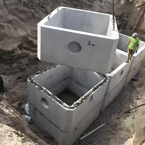 Household Underground Septic Tank Mold Small Scale - Heliyuan Machinery