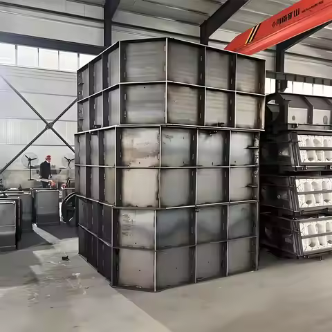 Large Volume 20000L Concrete Septic Tank Mold - Heliyuan Machinery