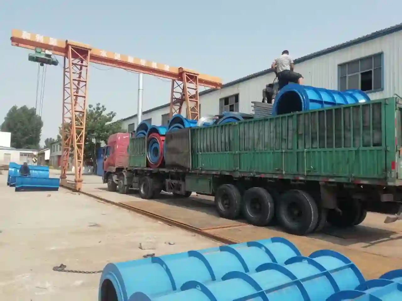 Heliyuan Machinery concrete pipe equipment export shipping dispatch #4