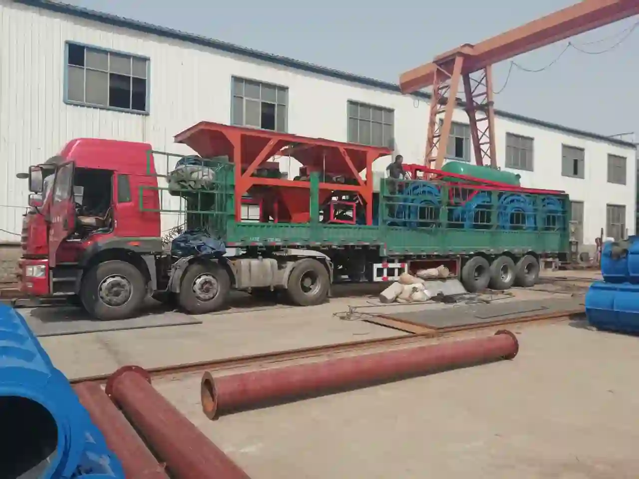 Heliyuan Machinery concrete pipe equipment export shipping dispatch #8