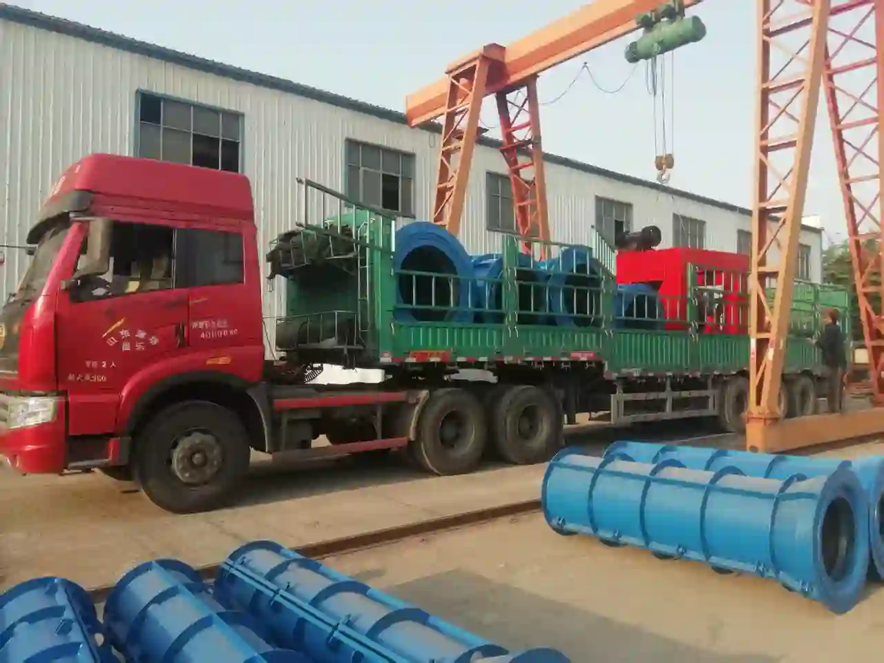 Heliyuan Machinery concrete pipe equipment export shipping dispatch #26